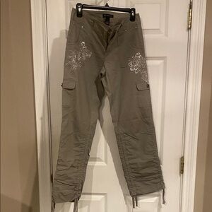 INC International Concepts Tan Straight Leg Jeans